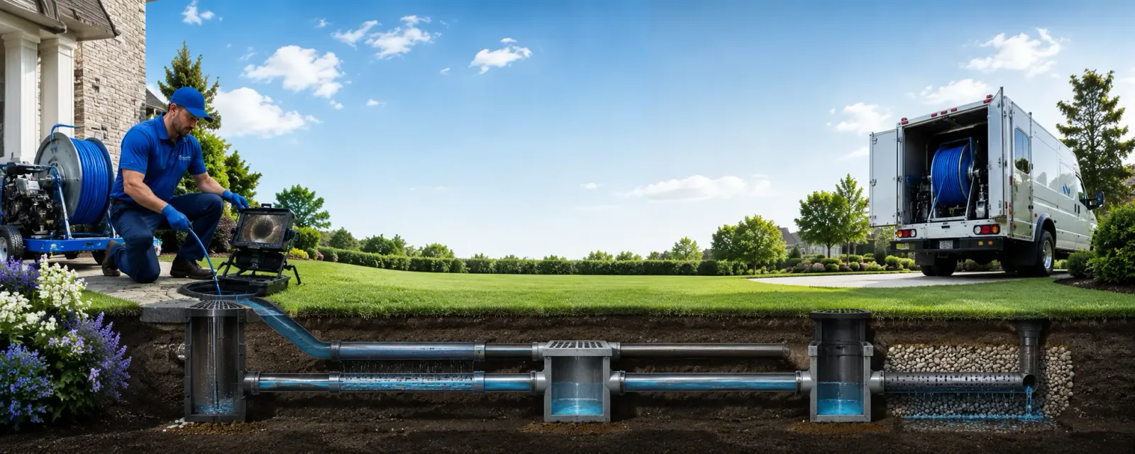 Outdoor drain cleaning information for Mercer, WI